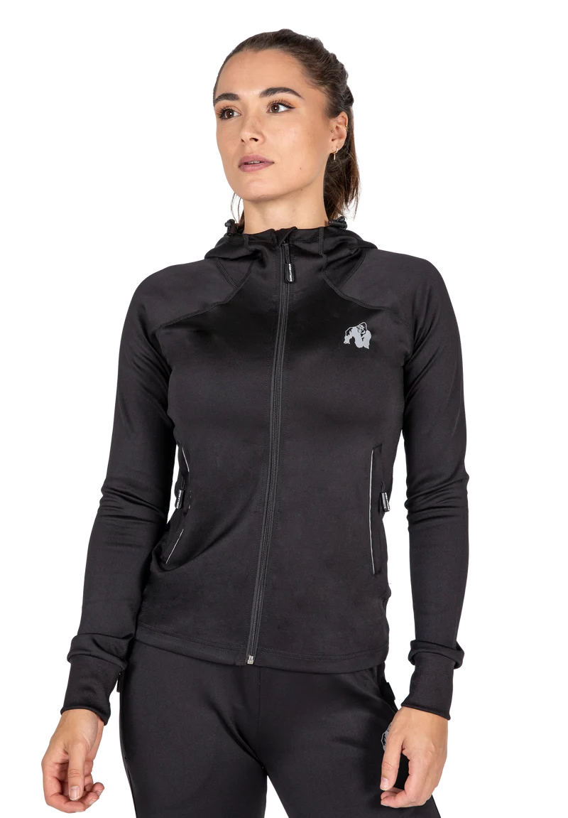 Halsey Track Jacket - Black