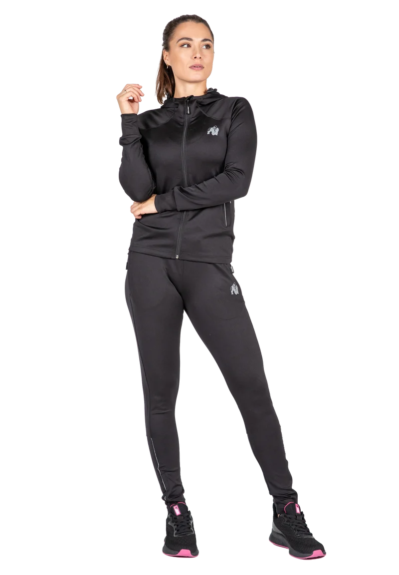 Halsey Track Jacket - Black