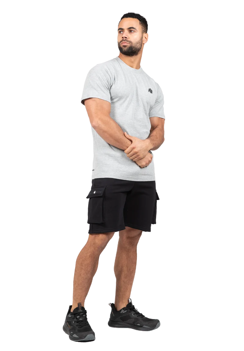 Hudson Cargo Sweat Shorts - Black