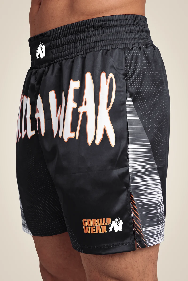 Clayton Boxing Shorts - Black/Gold