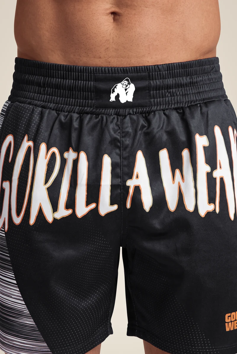 Clayton Boxing Shorts - Black/Gold