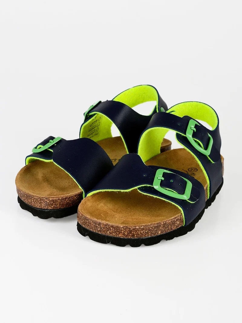 Sandaletti da bambino con cinturini - blu scuro