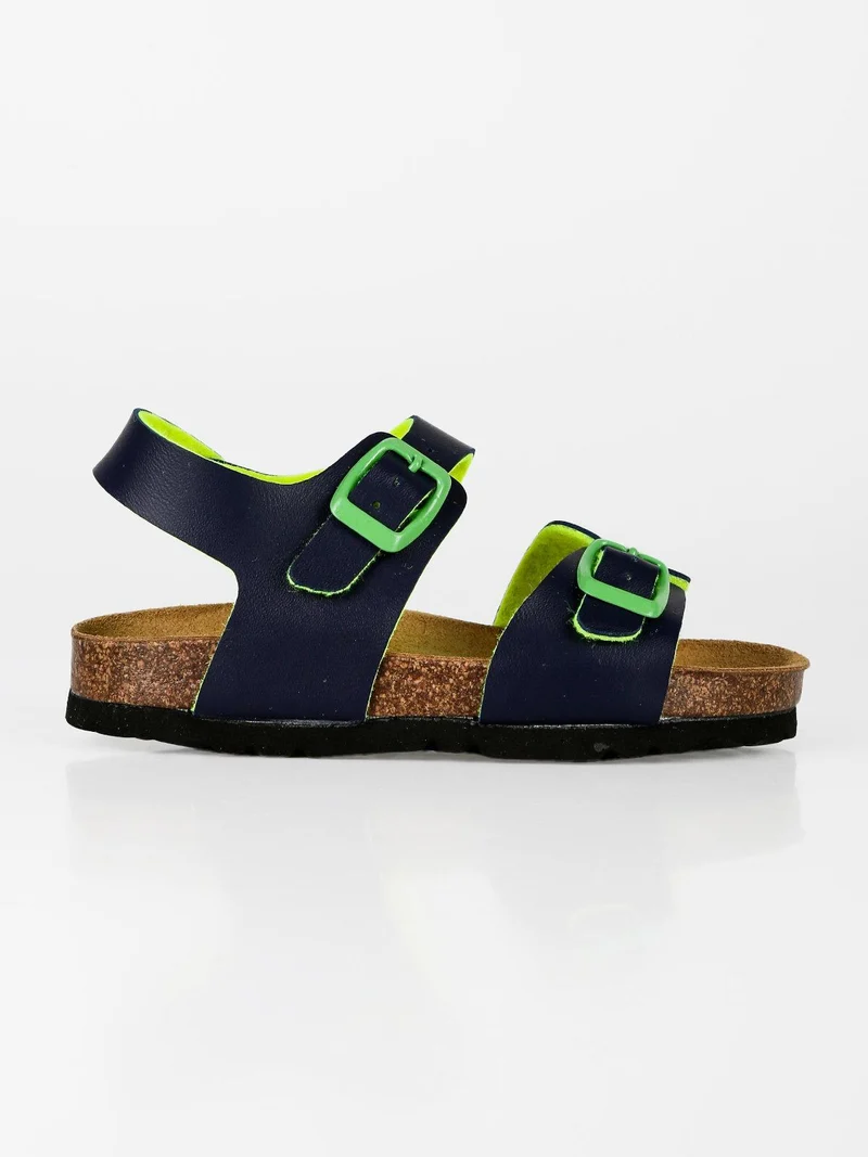 Sandaletti da bambino con cinturini - blu scuro
