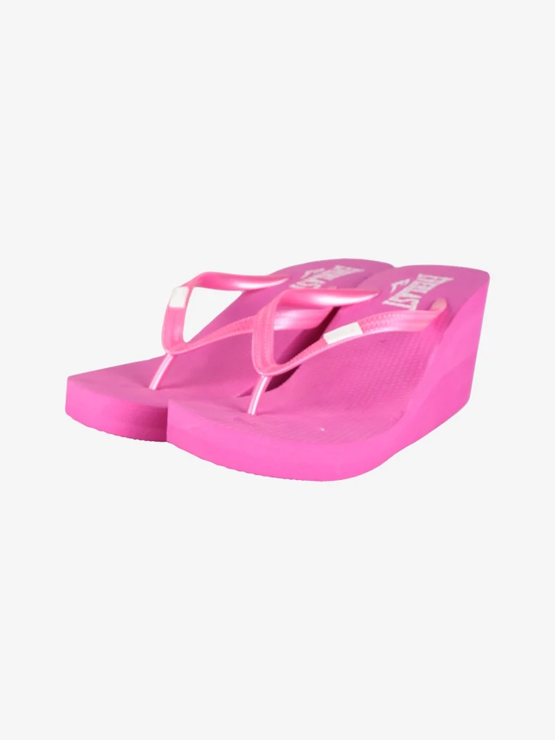 Infradito in gomma con zeppa donna - fucsia