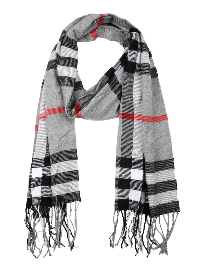 Sciarpa scozzese da uomo - grigio