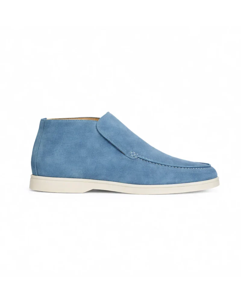 Elegant High Suede Loafers
