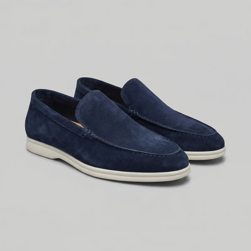 Elegant Suede Men's Loafers
