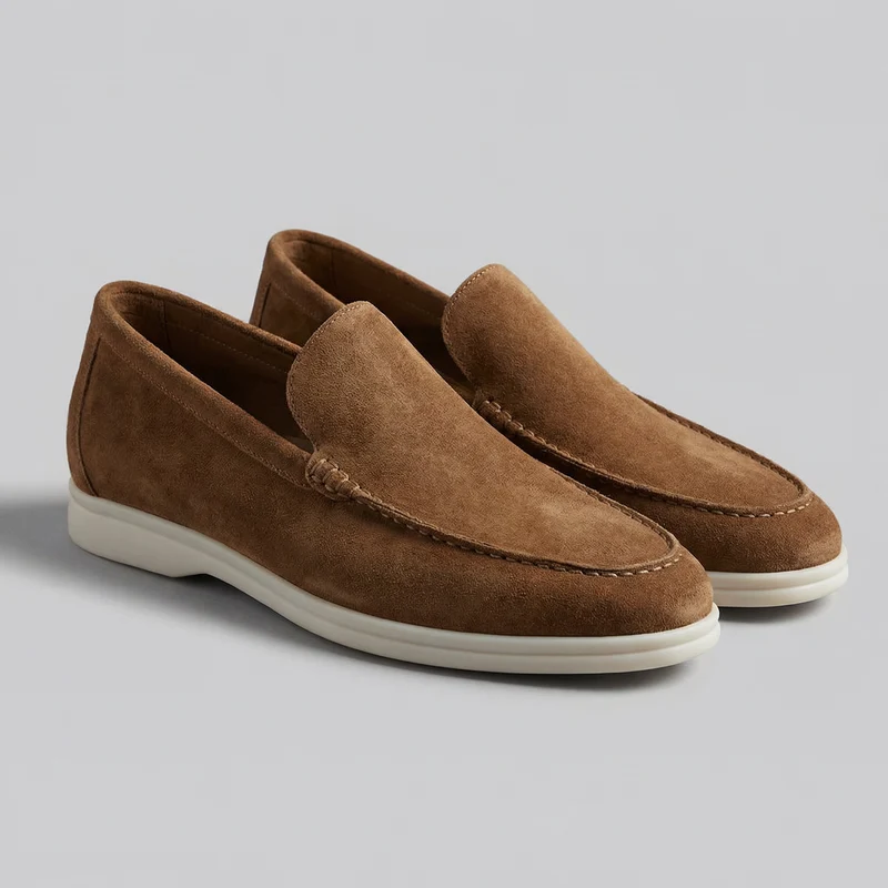 Elegant Suede Men's Loafers
