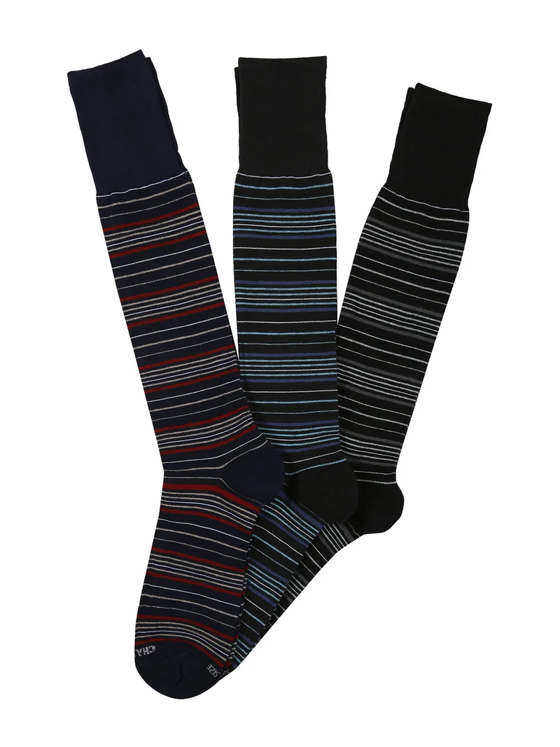 3 Paia di calze lunghe da uomo - blu scuro