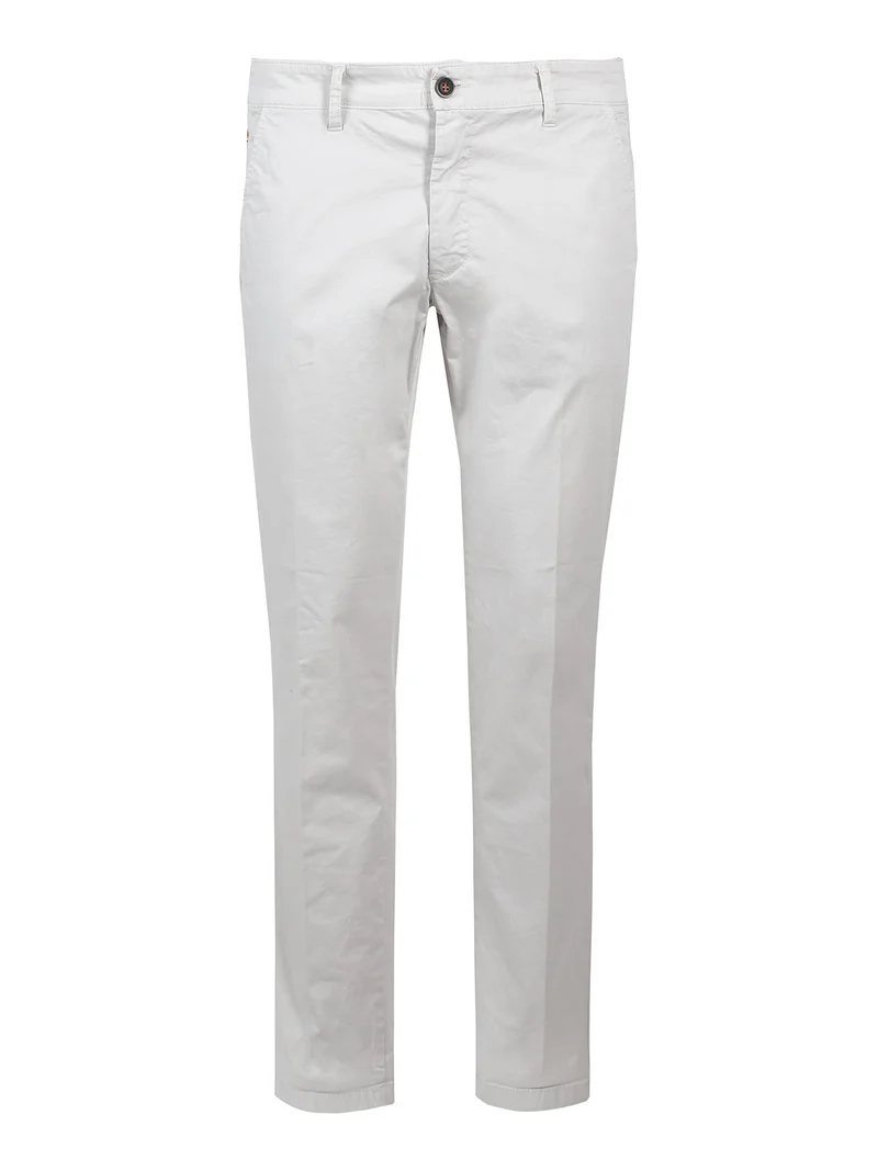 Pantaloni slim fit da uomo in cotone - perla