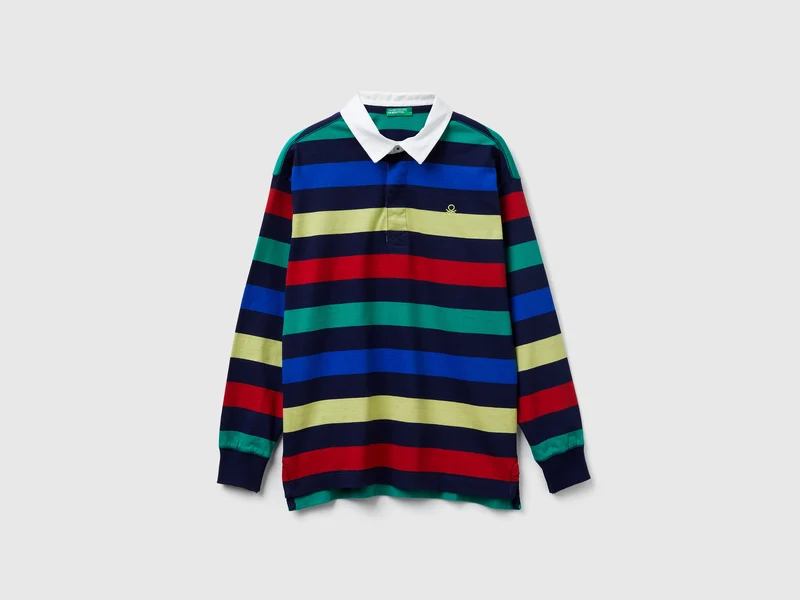 Gestreiftes Poloshirt aus Baumwolle