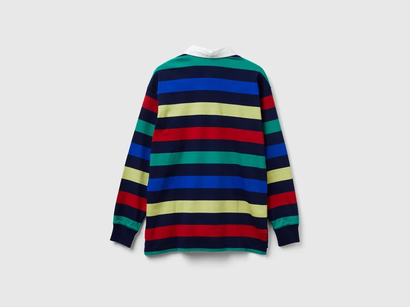 Gestreiftes Poloshirt aus Baumwolle