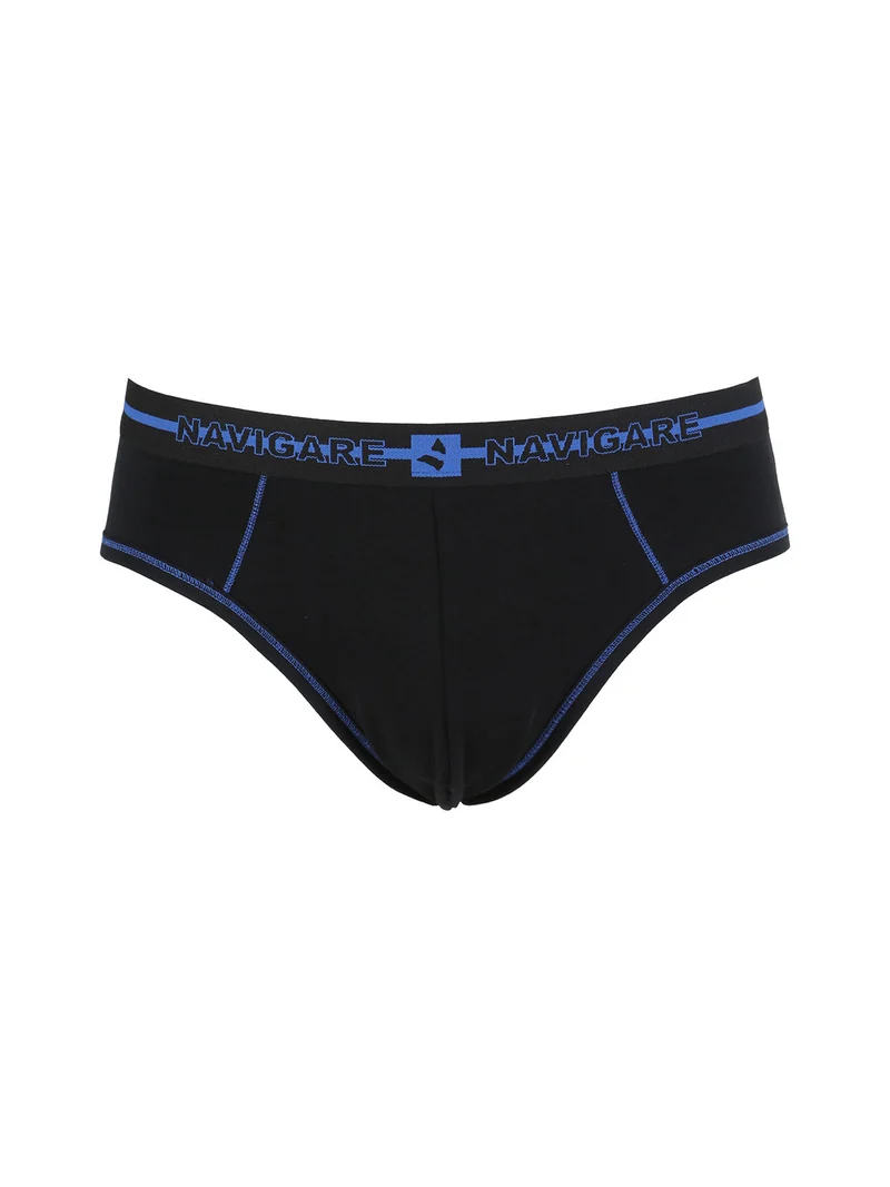 Slip uomo in cotone jersey - nero
