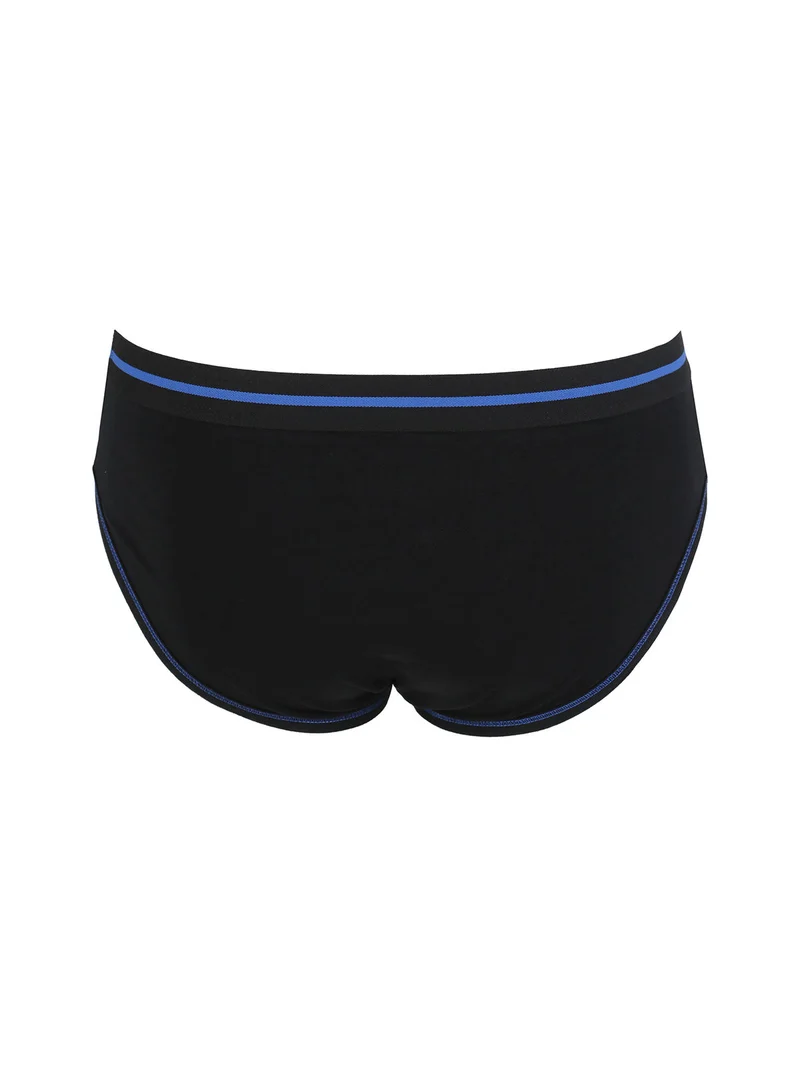 Slip uomo in cotone jersey - nero