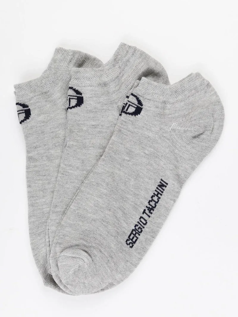 fantasmini in cotone 3 paia - grigio