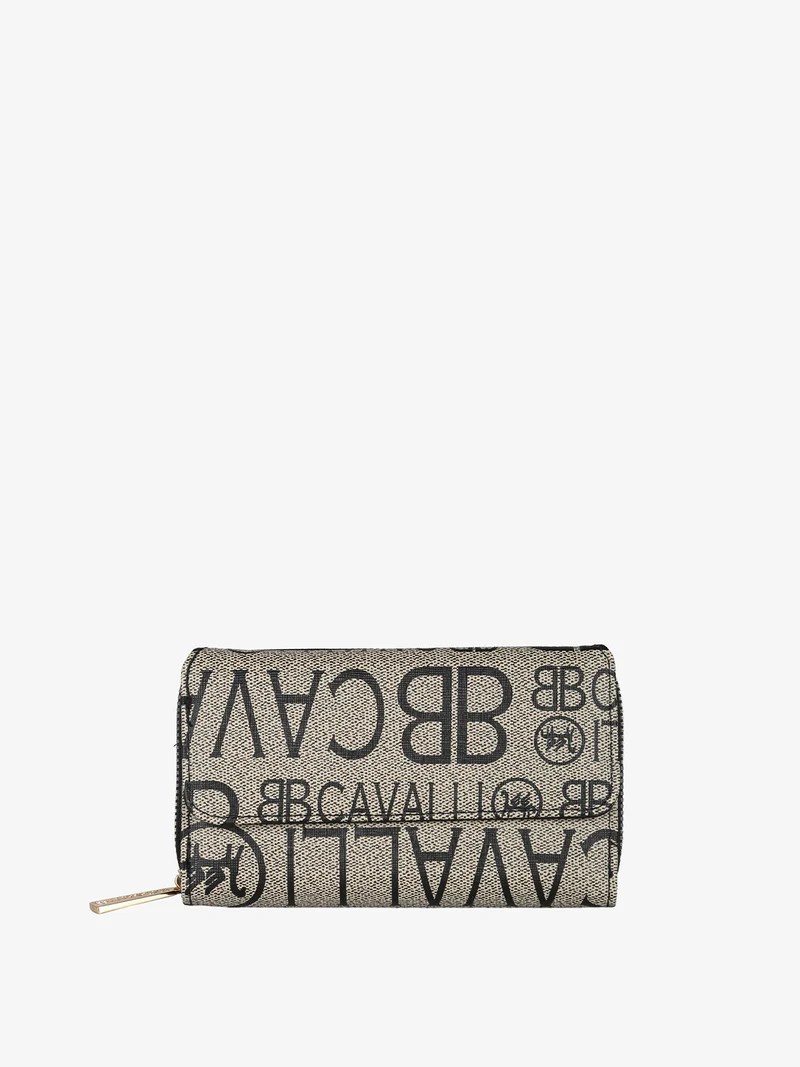 Portafoglio donna con stampe - taupe