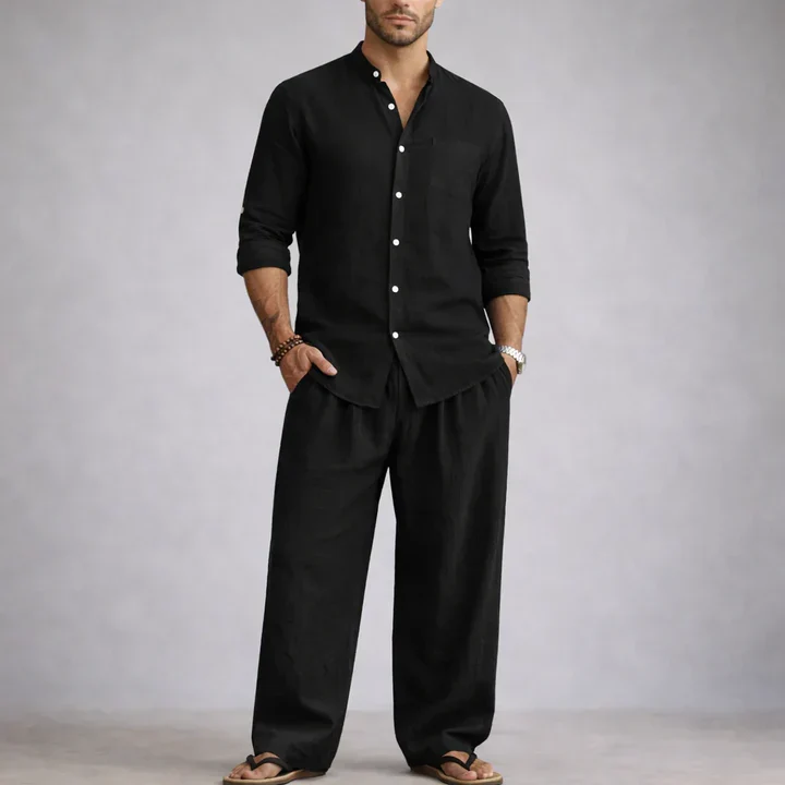 Elegant Breathable Lightweight Linen Set