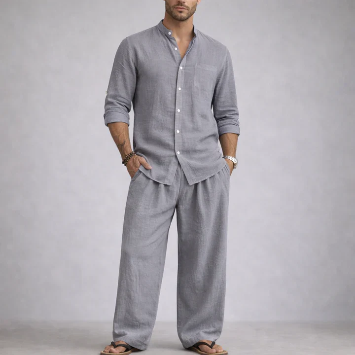 Elegant Breathable Lightweight Linen Set