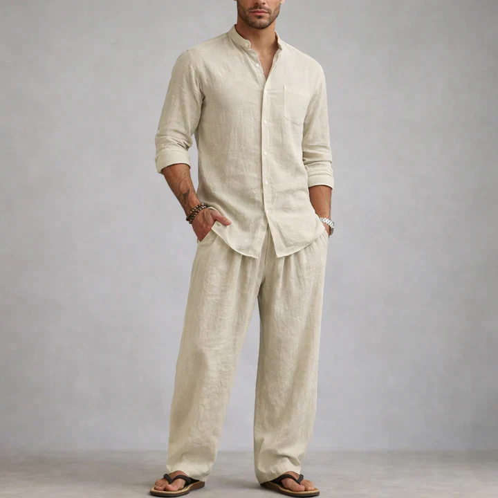 Elegant Breathable Lightweight Linen Set