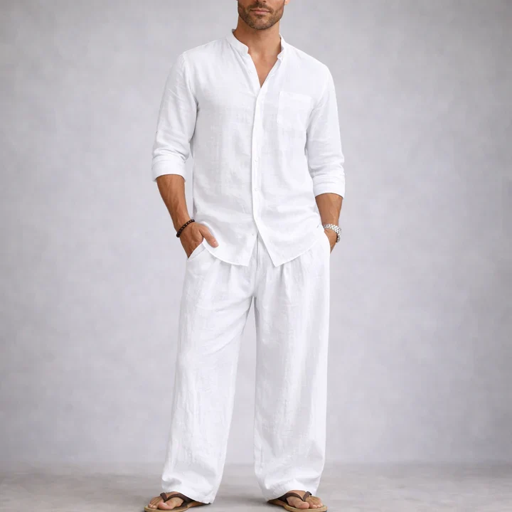 Elegant Breathable Lightweight Linen Set