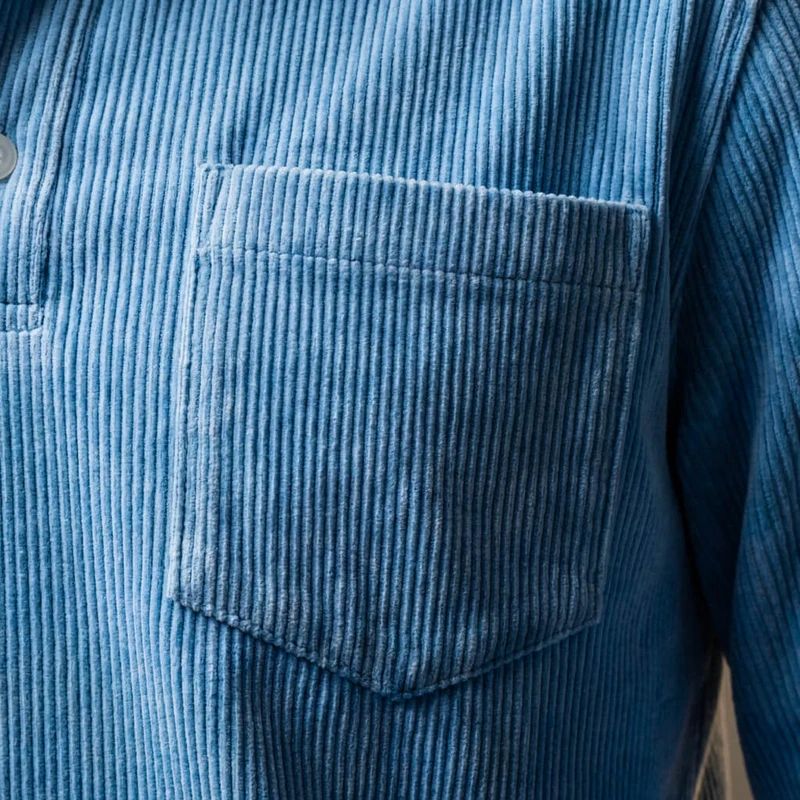 Elegant Corduroy Polo Shirt