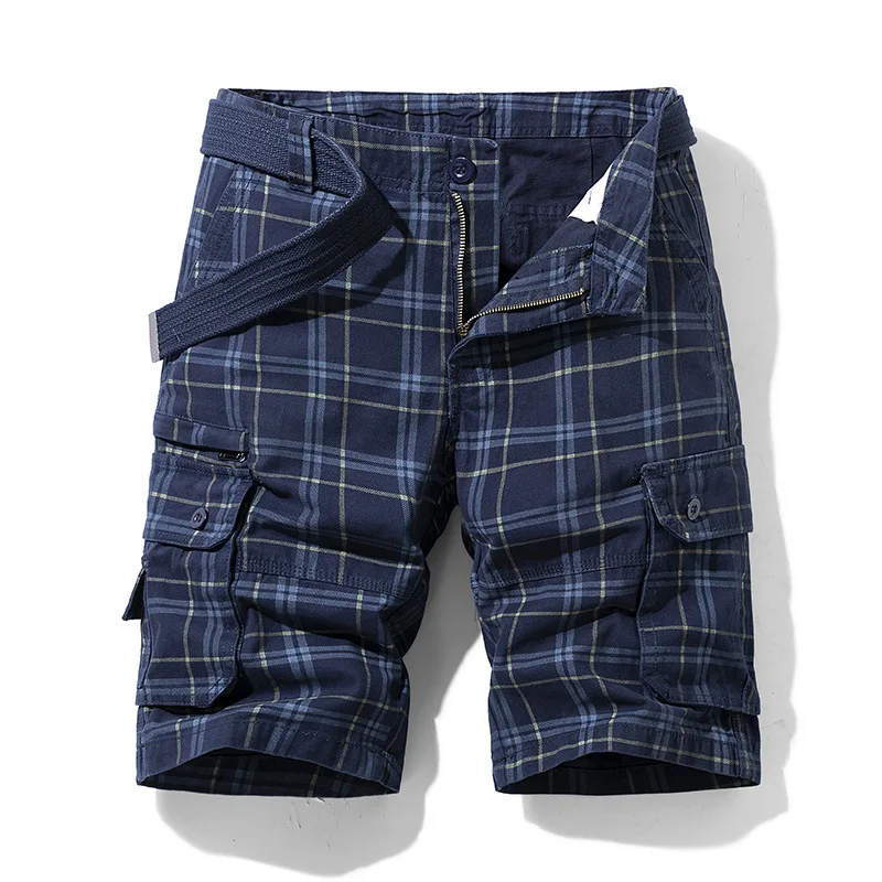 Elegant Cotton Cargo Shorts