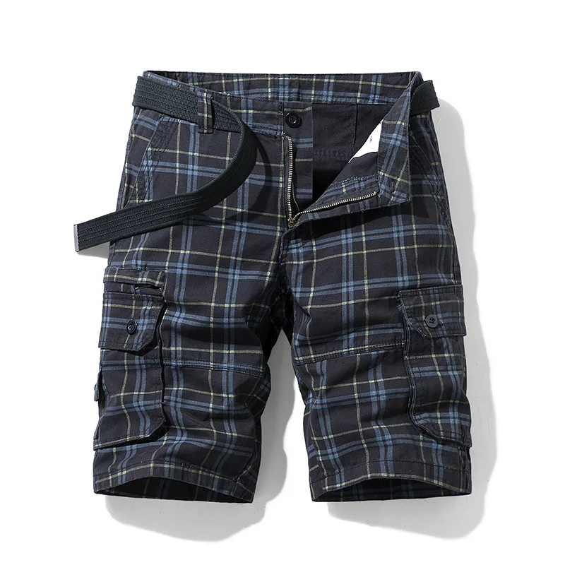 Elegant Cotton Cargo Shorts