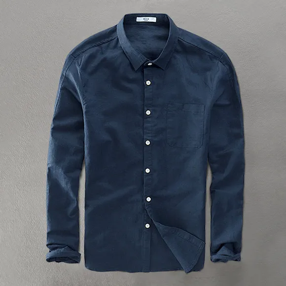 Elegant Cotton Linen Shirt