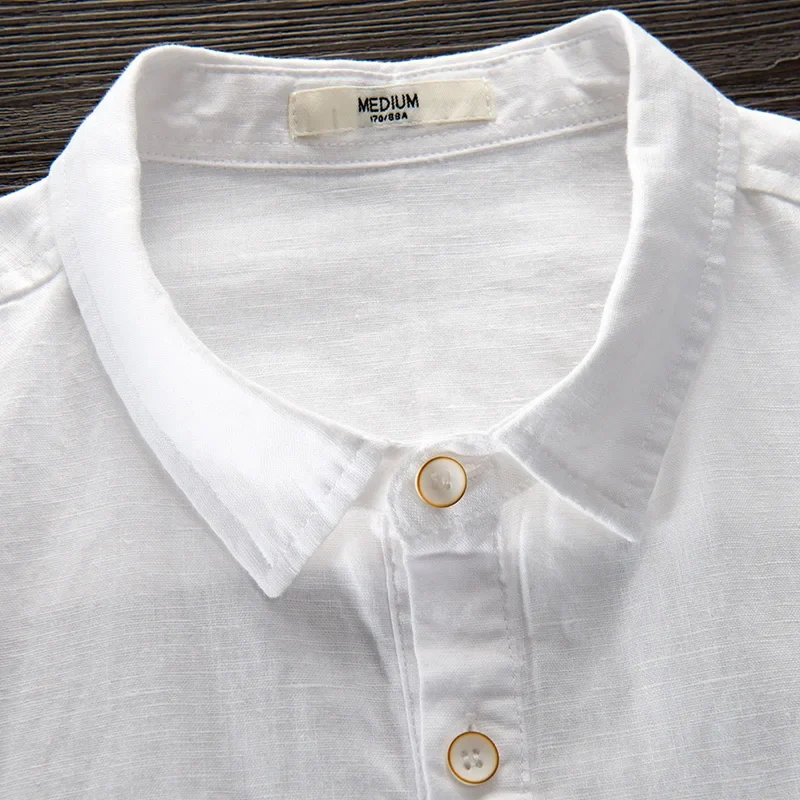 Elegant Cotton Linen Shirt