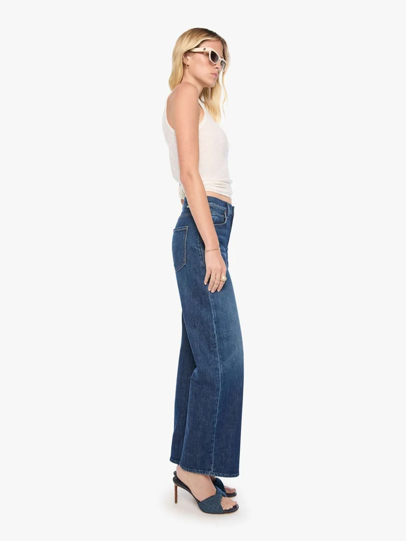 The Mid Rise Lasso Sneak Jeans