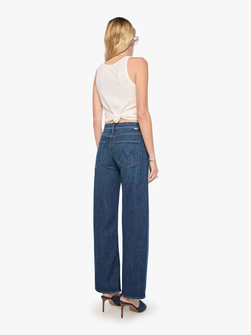 The Mid Rise Lasso Sneak Jeans
