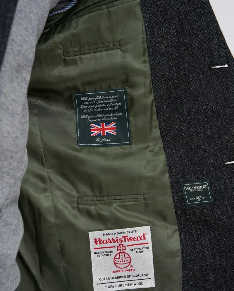 Harris Tweed Sakko "London" in charcoal
