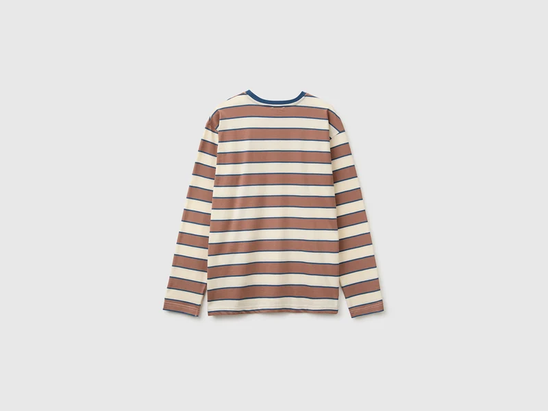 Gestreiftes T-Shirt aus Bio-Baumwolle