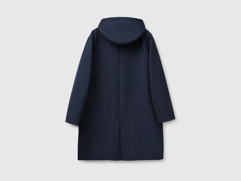 Parka aus Wollmischgewebe