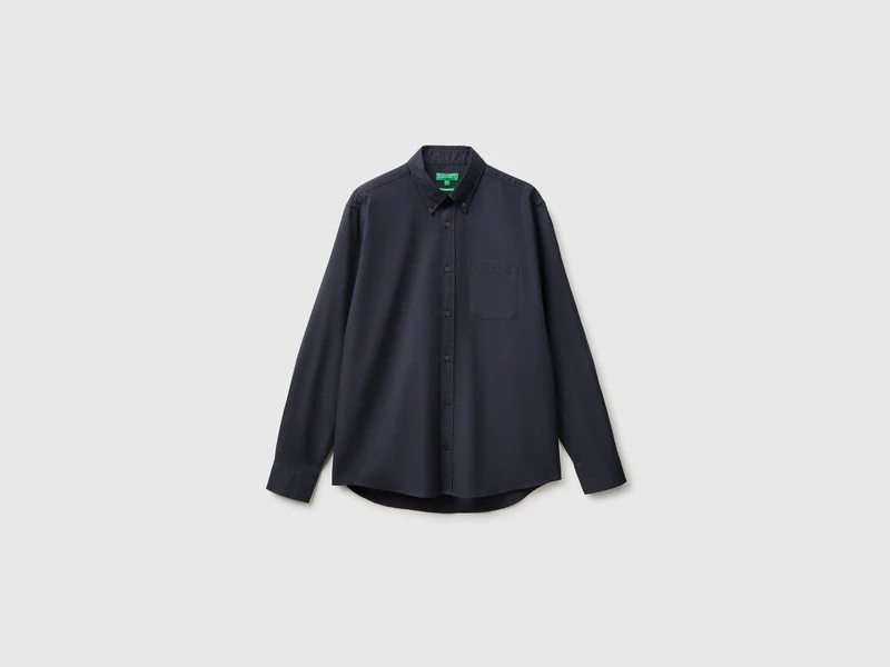 Button-Down-Hemd aus Flanell, 100 % Bio-Baumwolle