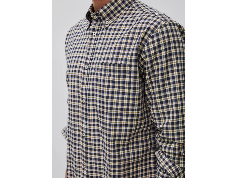 Button-Down-Hemd aus Flanell, 100 % Bio-Baumwolle