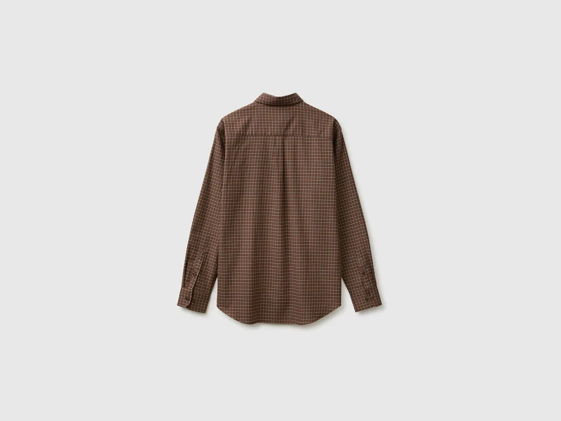 Button-Down-Hemd aus Flanell, 100 % Bio-Baumwolle