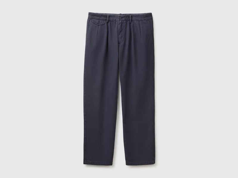 Chino in Regular-Fit aus 100 % Baumwolle