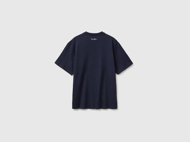 T-Shirt in Relaxed-Fit mit Aufdruck aus Bio-Baumwolle
