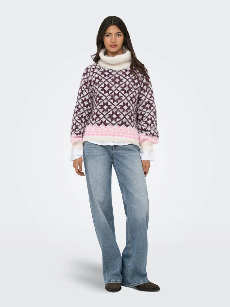 ONLCARO LS ROLLNECK CC KNT