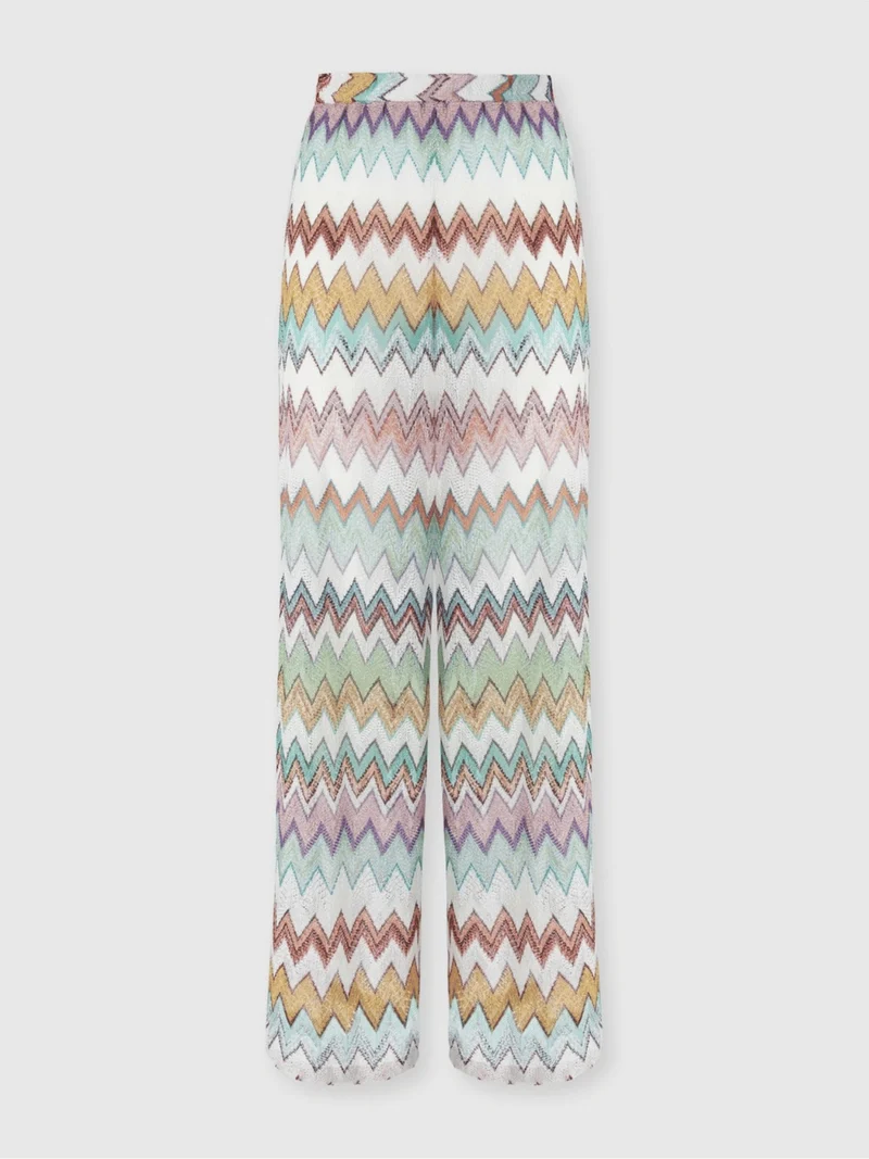 Lurex Hose mit Bunt