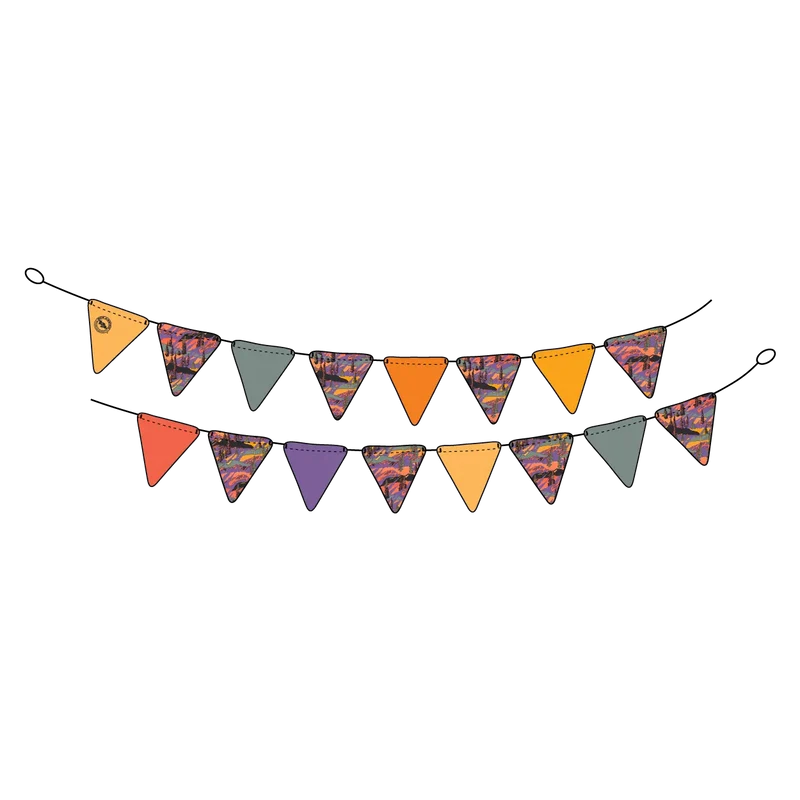 Camp Pennants - Alpenglow