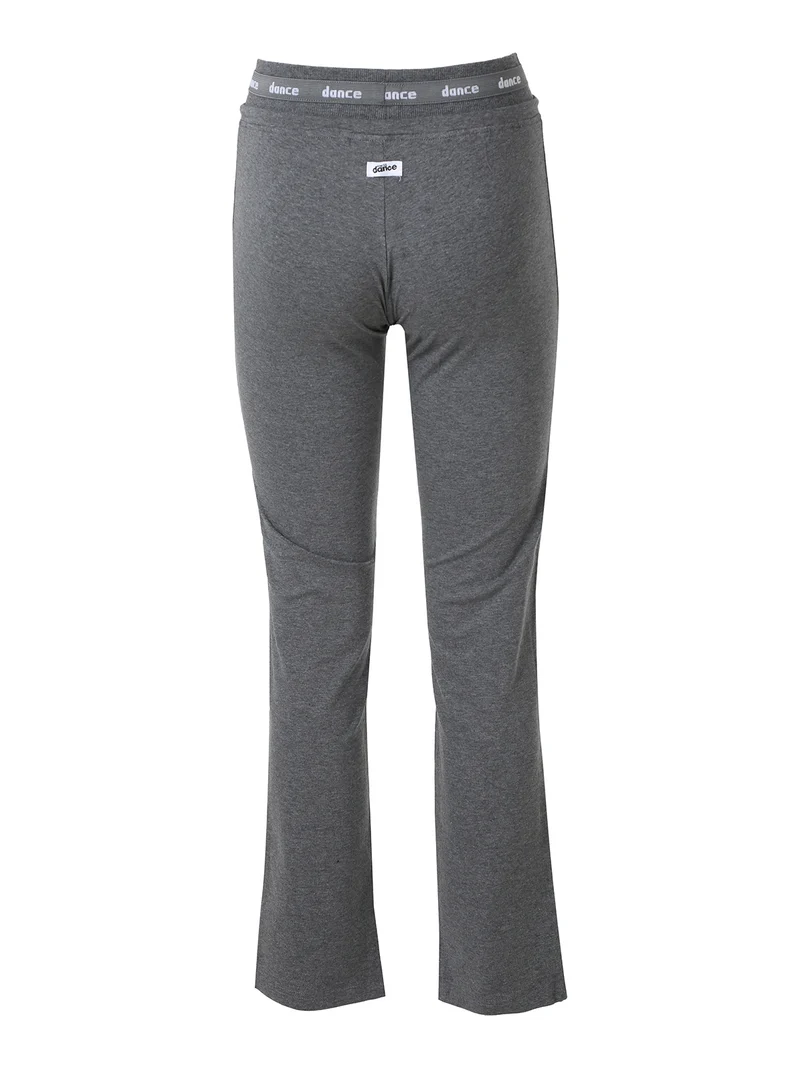 Pantaloni sportivi da donna con coulisse in vita - grigio scuro
