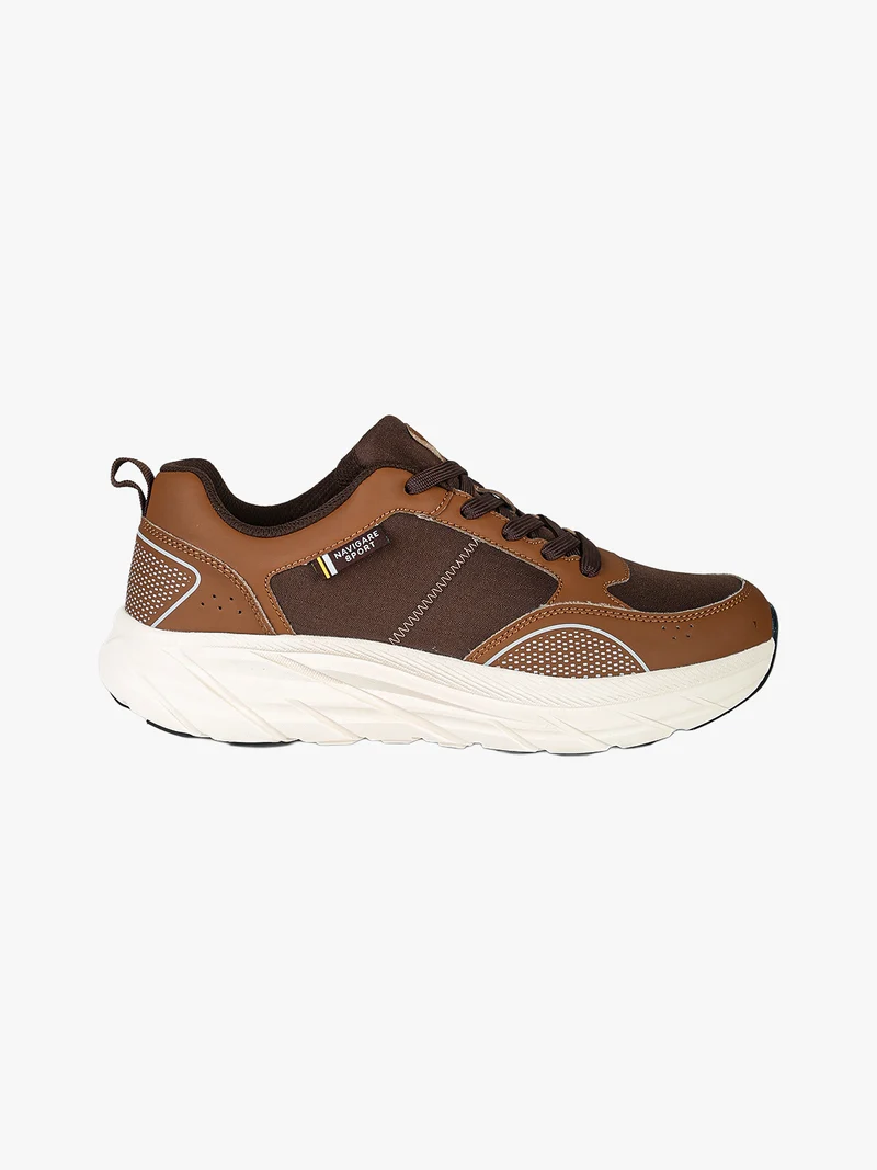Sneakers da uomo stringate - moro