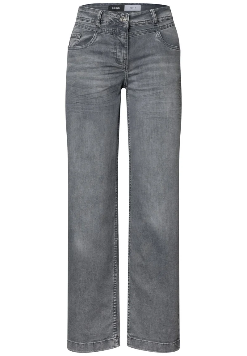 High Waist Wide Leg Jeans im Loose Fit
