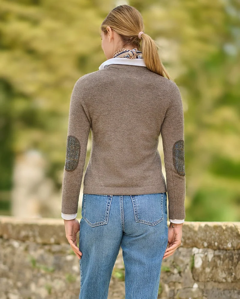 Damen Cardigan "Mara" in nutmeg
