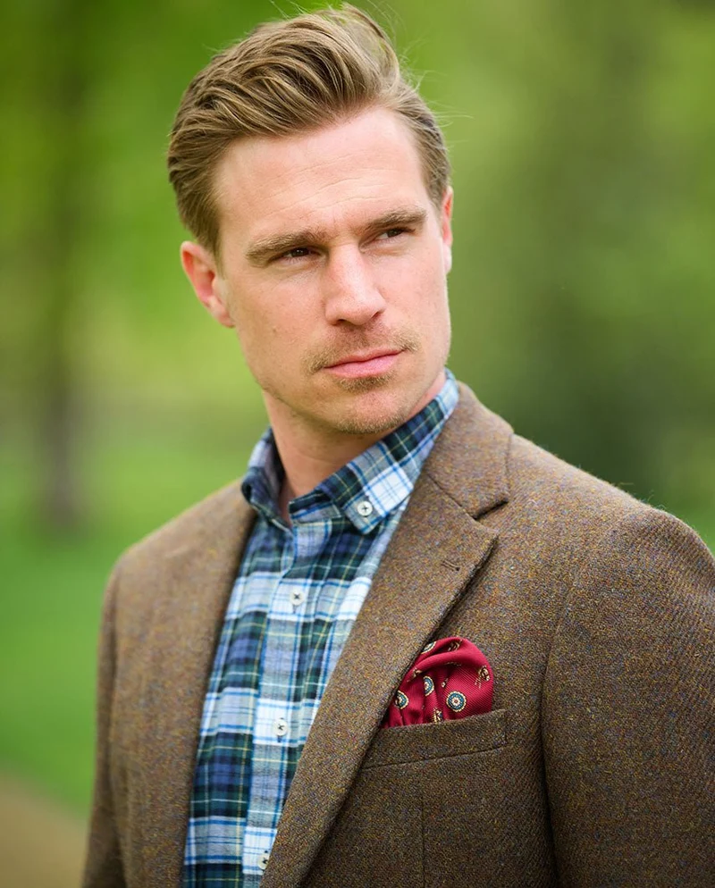 Harris Tweed Sakko "London" in Tweed Shadow
