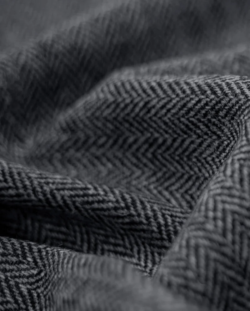 Harris Tweed Sakko "London" in anthra Herringbone