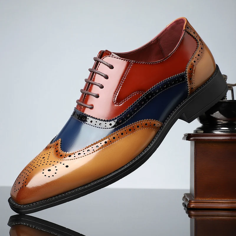 Elegant Leather Borgue Dress Shoes