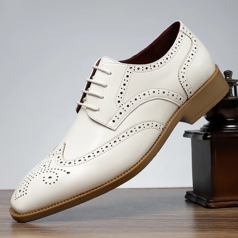 Elegant Leather Borgue Dress Shoes